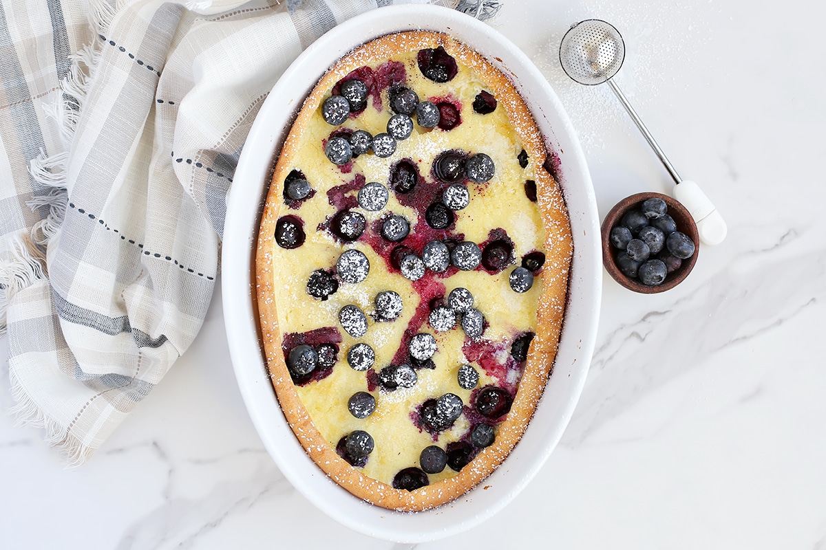 Blueberry Dutch Baby Pannenkoek Super Healthy Kids Dessertbox.be